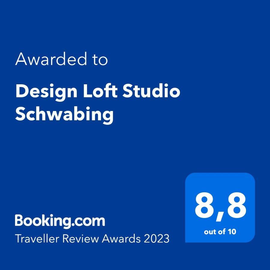 Ferienwohnung Design Loft Studio Schwabing München Exterior foto